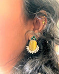 Ganga Yamuna - Drop Stud Earings